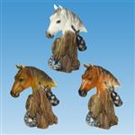 HRJ41024 Horse Bust 3 asst